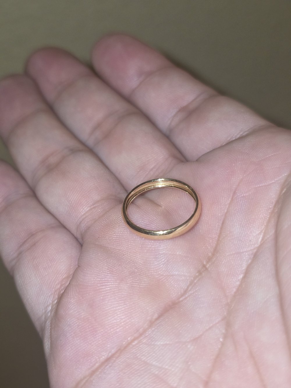 Classic vintage 10k Gold Band Ring